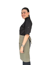 zittro Medio mandil delantal chef Verde Cemento. R92351-333